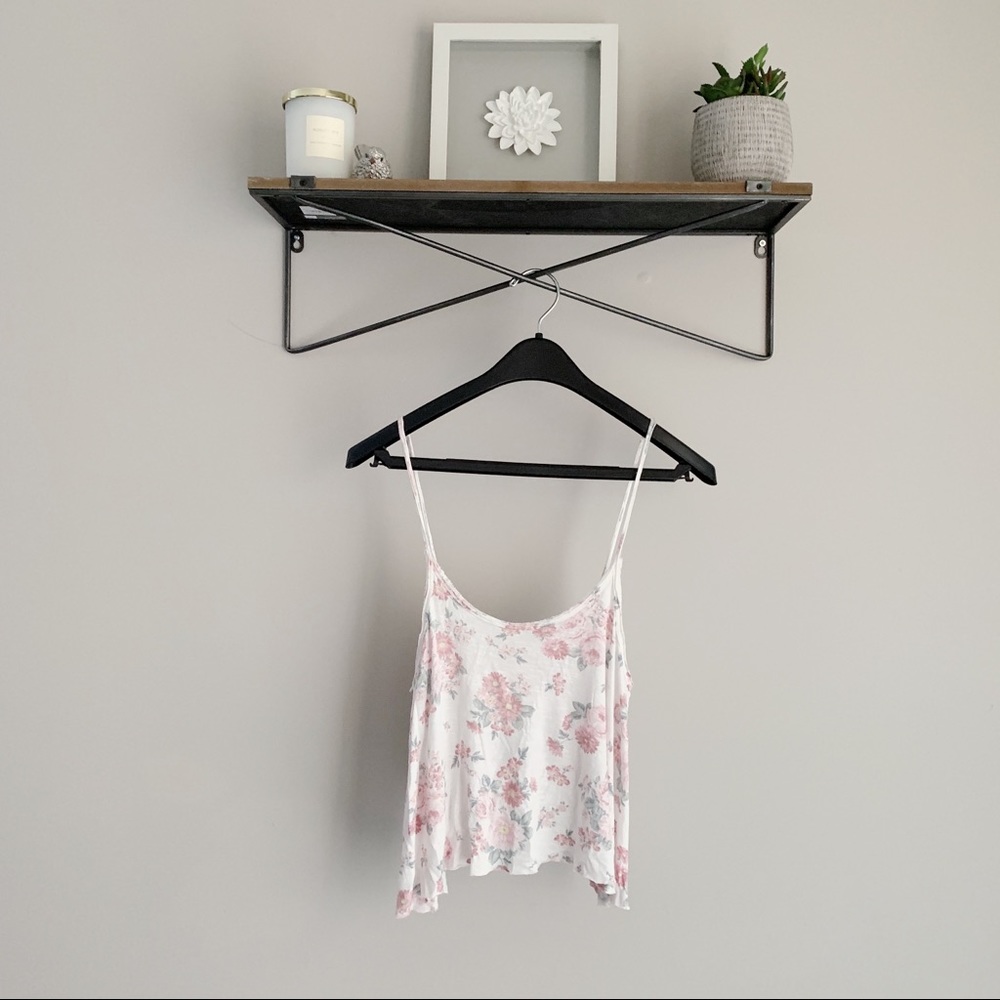❀ 2/$25 ❀ NWOT A&F Open/Petal Back Floral Cami